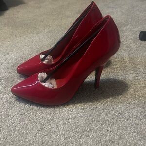 Pleaser Bold Red Heels